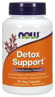 NOW Detox Support, 90 rastlinných kapsúl