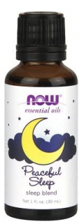 NOW Essential Oil, Peaceful sleep oil (éterický olej pre spokojný spánok), 30 ml