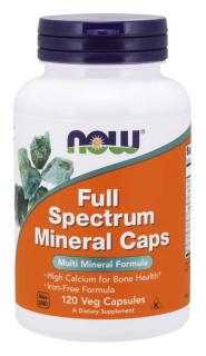 NOW Full Spectrum Mineral, multiminerál, 120 kapsúl