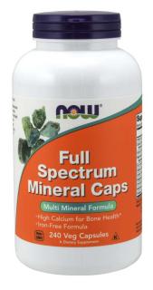 NOW Full Spectrum Mineral, multiminerál, 240 kapsúl