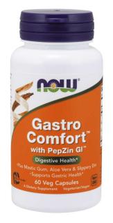 NOW Gastro Comfort s PepZin GI, 60 rastlinných kapsúl