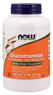 NOW Glucomannan z kořene Konjac, prášek, 227 g