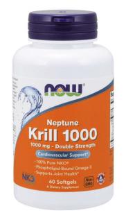NOW Krill Oil Neptune (olej z krilu), 1000 mg, 60 softgel kapsúl
