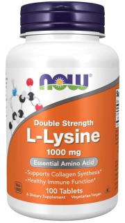 Now L-Lysine (L-lysin), 1000 mg, 100 tabliet