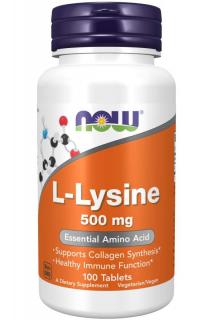 Now L-Lysine (L-lysin), 500 mg, 100 tabliet