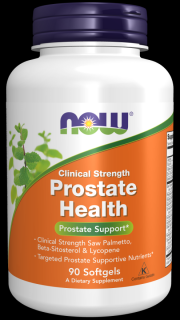 NOW Prostate Health Clinical Strength (zdravie prostaty), 90 softgélových kapsúl