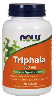 NOW Triphala, 500 mg, 120 tabliet