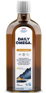 Osavi Daily Omega 3, omega 3, 1600 mg, citronová příchuť, 250 ml  Výživový doplnok