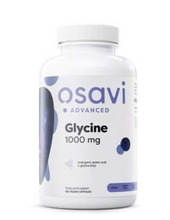 Osavi Glycine, glycin, 1000 mg, 120 rostlinných kapslí