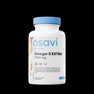 Osavi Omega-3 EXTRA, citrón, 1300 mg, 60 kapslí  doplnok stravy