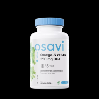 Osavi Omega-3 VEGAN, 250 mg DHA, 120 rostlinných kapslí  doplnok stravy