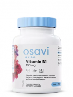 Osavi Vitamin B1, 100 mg, 60 rostlinných kapslí  Výživový doplnok