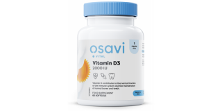 Osavi Vitamín D3, 2000 IU, 60 softgelových kapslí  Výživový doplnok