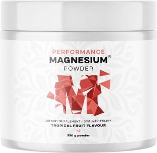 Performance Magnesium® Powder (horčík bisglycinát), 550 g  Organický horčík nemeckej kvality MagChel®, 375 mg elementárneho horčíka v jednej dávke…