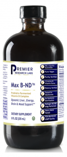 PRL Max B-ND, Probioticky fermentovaný vitamín B komplex, 235 ml, 94 dávek  Výživový doplnok