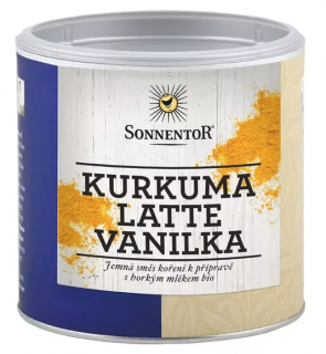 Sonnentor Kurkuma Latte - vanilka 60 g dóza  *CZ-BIO-001 certifikát