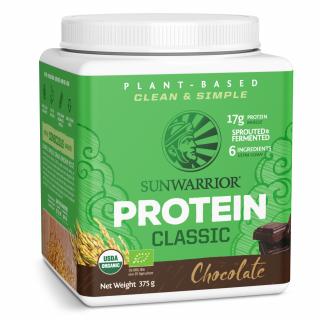 Sunwarrior Classic Protein, čokoláda, 375 g  Výživový doplnok