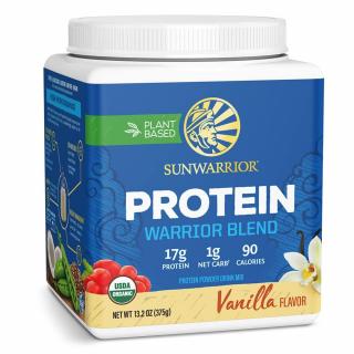 Sunwarrior Warrior Blend Organic Protein, vanilkový, 375 g  Výživový doplnok