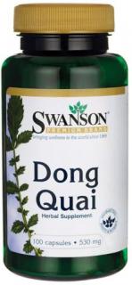 Swanson Dong Quai (angelika čínska), 530 mg, 100 kapsúl