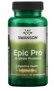Swanson Epic Pro probiotiká 25 kmeňov, 30 mld CFU, 30 kapsúl