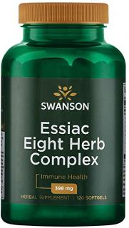 Swanson Essiac Eight Herb Complex (komplex ôsmich bylín na podporu imunity), 398 mg, 120 softgelových kapsúl