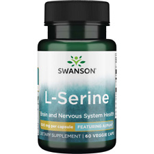 Swanson L-Serine, 500 mg, 60 rastlinných kapsúl