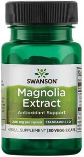 Swanson Magnolia Extract (extrakt z magnólie), 200 mg, 30 rastlinných kapsúl  Expirace 04/2022