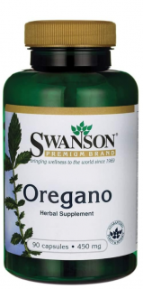 Swanson Oregano, 450 mg, 90 kapsúl