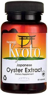 Swanson Oyster Extract (extrakt z ustrice), 100% prírodný, 500 mg, 60 kapsúl