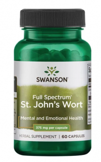 Swanson St. Johns Wort (Ľubovník bodkovaný), 375 mg, 60 kapsúl