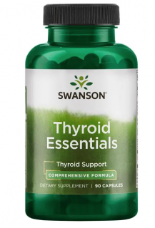 Swanson Thyroid Essentials (zdravie štítnej žľazy), 90 kapsúl