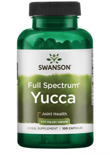 Swanson Yucca, 500 mg, 100 kapsúl