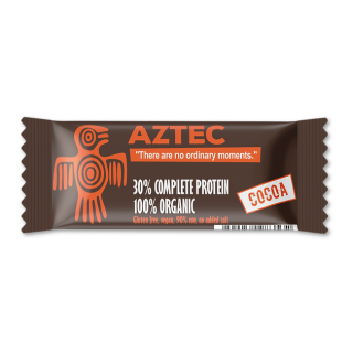 The Barbarian Proteinová Tyčinka Organic Aztec Cacao, 50 g  Proteín Bar