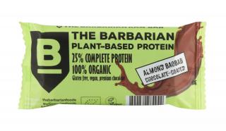 The Barbarian Proteinová Tyčinka Organic Chocolate Coated Almond & Baobab, 68 g  Proteín Bar