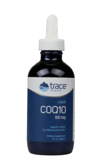 Trace Minerals Liquid CoQ10 100 mg, koenzym Q10, 118 ml  Výživový doplnok