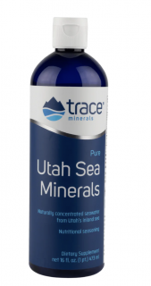 Trace Minerals Utah Sea Minerals, přírodní koncentrát elektrolytů, 473 ml  Výživový doplnok