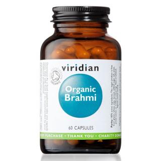 Viridian Brahmi 60 kapslí Organic  *CZ-BIO-001 certifikát