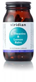 Viridian L-Theanine & Lemon Balm 90 kapsúl