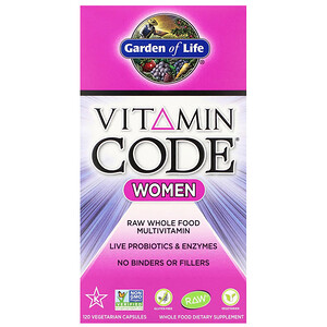 Vitamin Code Women (multivitamín pre ženy) - 120 rastlinných kapsúl