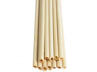 Bambusové slamky 12 ks
