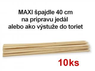 Bambusové špajdle MAXI / výstuže do torty 40 cm 10 ks