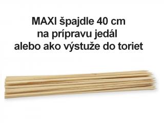 Bambusové špajdle MAXI / výstuže do torty 40 cm 45 ks