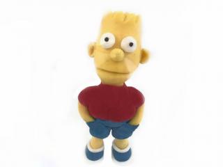 Bart Simpson modelovaná figúrka na tortu