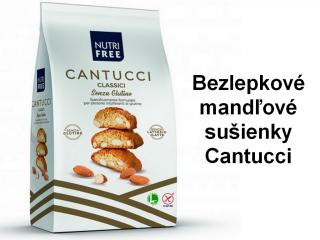 Bezlepkové mandľové sušienky Cantucci NUTRI FREE 240 g