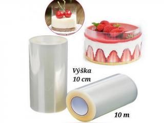 Celofánová fólia na torty a zákusky (výška 10 cm) 10 m