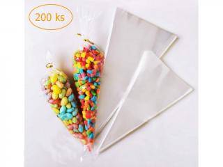 Celofánové vrecká na cukríky - špic 15 x 30 cm 200 ks