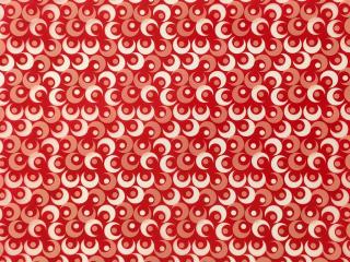 Čokofólia / čokotransfer - červené kruhy 30 x 40 cm