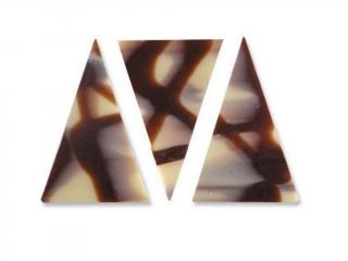 Čokoládová dekorácia trojuholník 34 ks DIABLO