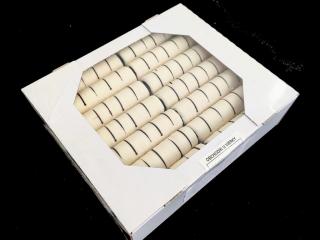 Čokoládové trubičky biele na plnenie 28 ks
