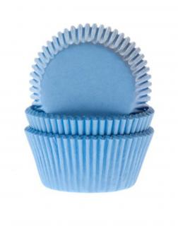 Cukrárske papierové košíčky svetlo modré 3,5 x 1,9 cm, 60 ks